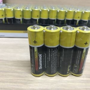 1/4 סוללות AA – R6 אבץ  SUNMOL 1/15 רביעיות במגש