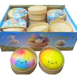 ג'ל נידו דמפלינג – SQUEEZY DUMPLING סמיילי / מולטיקולור – 8.5 ס"מ קופסא