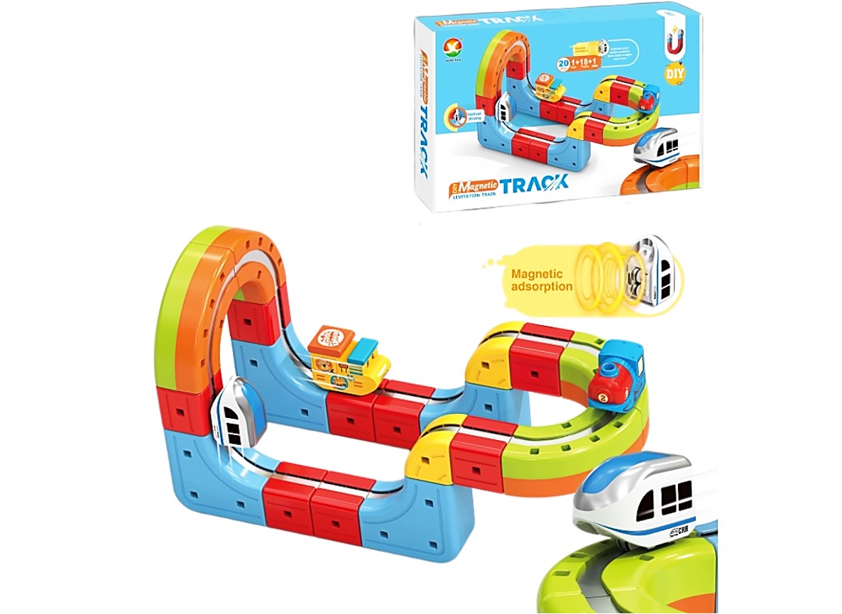 מסלול רכב מגנט (30X18X4) חלק 20 סוללה + USB
