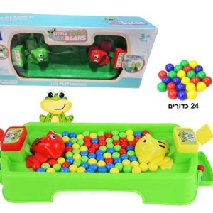 משחק צפרדעים חרוזים בינוני 33X15 ס"מ