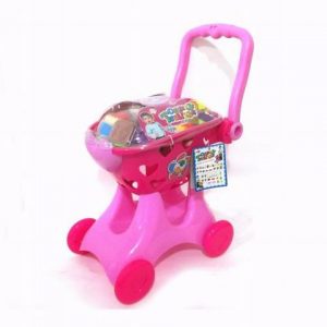 עגלת קניות +מצרכים(ידיד מתכווננת)דגם9966-2