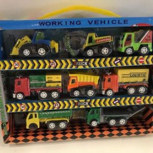 סט משאיות 1/8 בקופסא