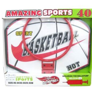 לוח כדורסל – חישוק מתכת (מידות: 40.5*30.5*29.5)