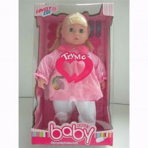 בובה מדברת ובוכה בפיג'מה