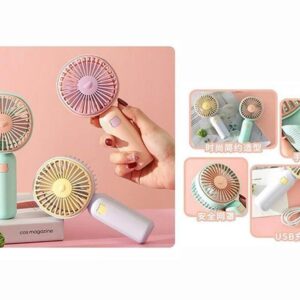 מאוורר ידני כולל סוללה נטענת