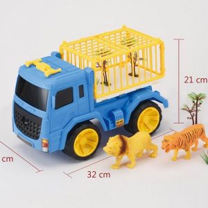 משאית חיות + נמר ואריה